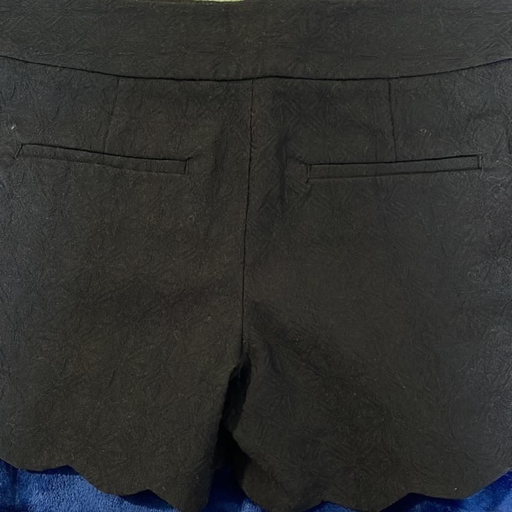 Ann Taylor Loft Cute Casual Black Riviera Shorts SIZE 0 EUC #2625 - Picture 6 of 6